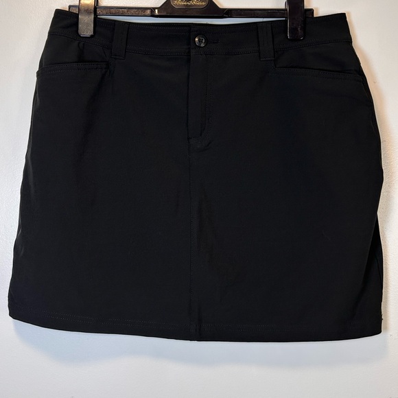 Eddie Bauer Pants - Eddie Bauer Women's Adventurer 2.0‎ Skort Black Stretch Storm Repel Women’s 12